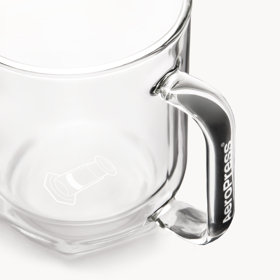 AeroPress Double Wall Glass Coffee Mug - 2 Pack