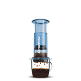 AeroPress clear in blue
