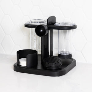 AeroPress Clear Coffee Maker + Organizer Stand Bundle