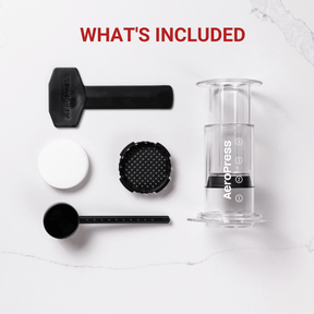 AeroPress Coffee Maker - Clear What's Included #color_clear