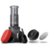 AeroPress Go with travel mug and accessories