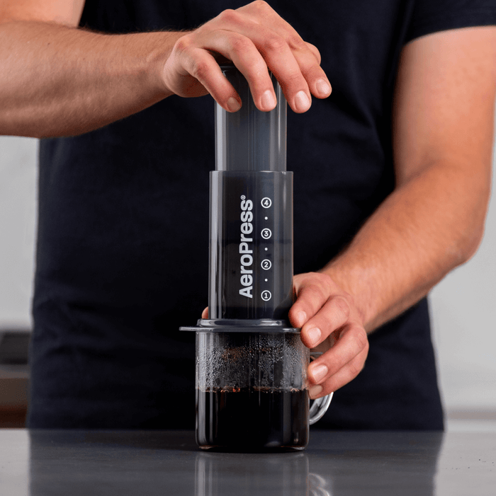 AeroPress Original Coffee Maker & Stainless Steel Filter Bundle