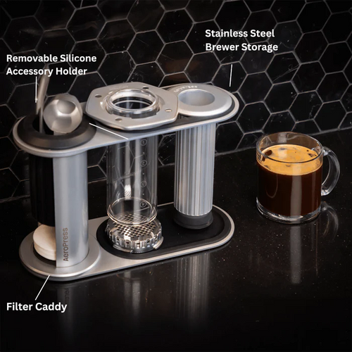 AeroPress Organiser Stand - Stainless Steel