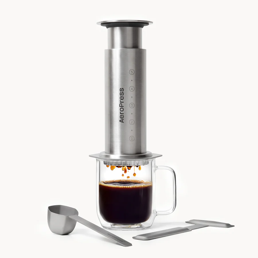 AeroPress Coffee Maker - Steel