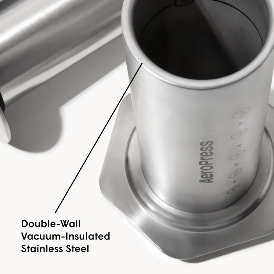 AeroPress Coffee Maker - Steel