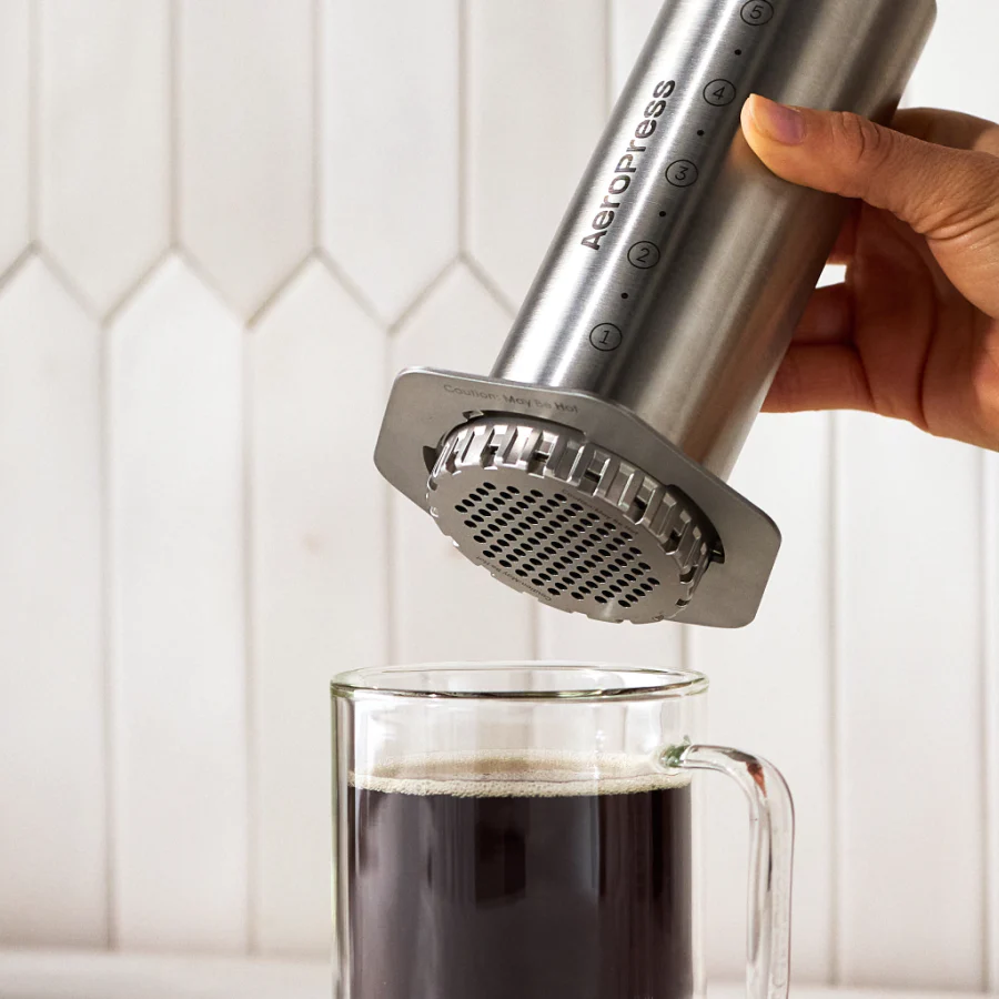 AeroPress Coffee Maker - Steel
