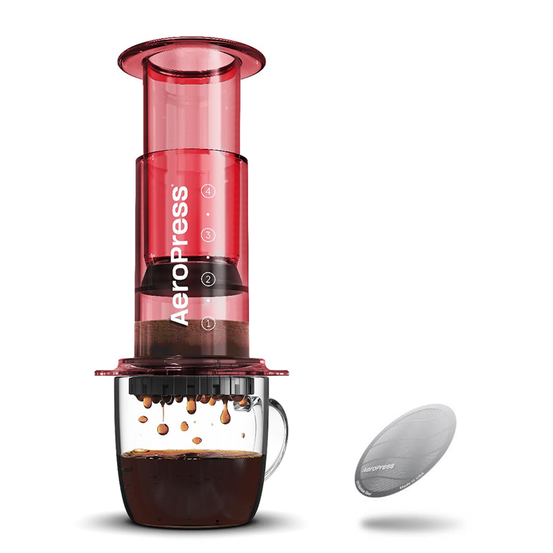 Aeropress in Red